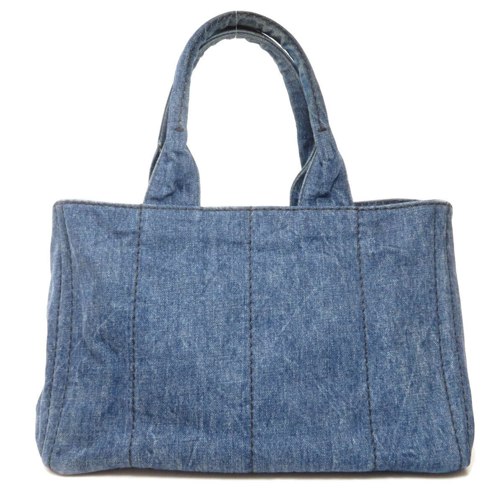 Prada Denim Canapa Tote Bag